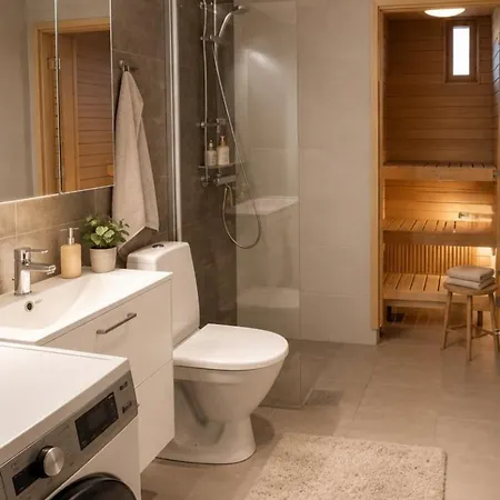 Taika With Sauna And Balcony In A Location In To Explore Lapland The Northern Lights Meet Santa Claus Free Parking Daire *