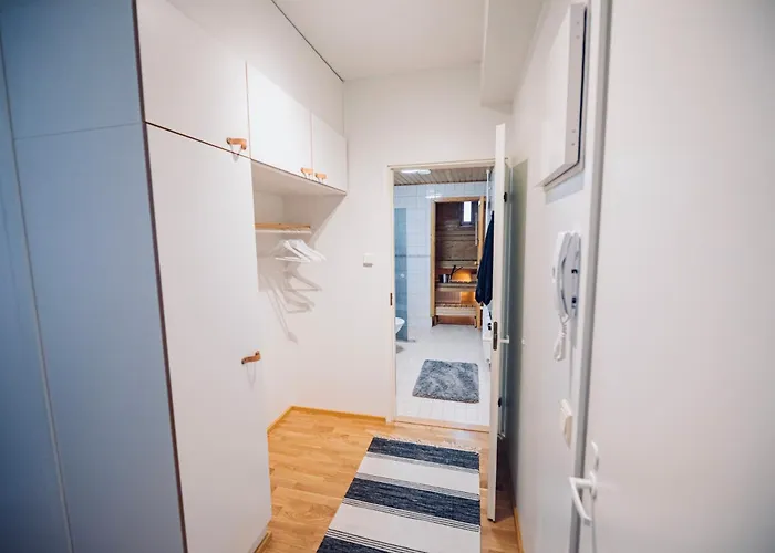 Apartment Taika With Finnish Sauna, Glazed Balcony & Free Parking -your Base To Explore The Arctic And Santa's Magical Hometown