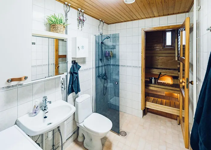 Apartment Taika With Finnish Sauna, Glazed Balcony & Free Parking -your Base To Explore The Arctic And Santa's Magical Hometown Rovaniemi