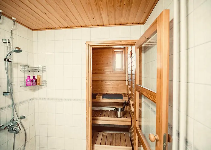 Lägenhet Taika With Finnish Sauna, Glazed Balcony & Free Parking -your Base To Explore The Arctic And Santa's Magical Hometown