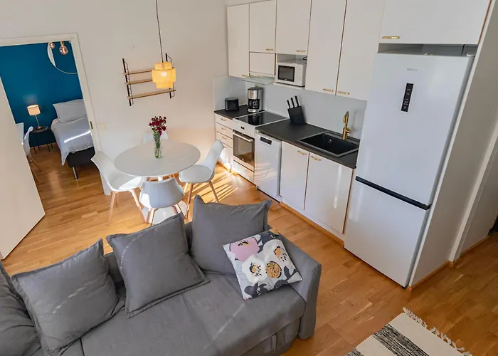 Lägenhet Taika With Finnish Sauna, Glazed Balcony & Free Parking -your Base To Explore The Arctic And Santa's Magical Hometown *