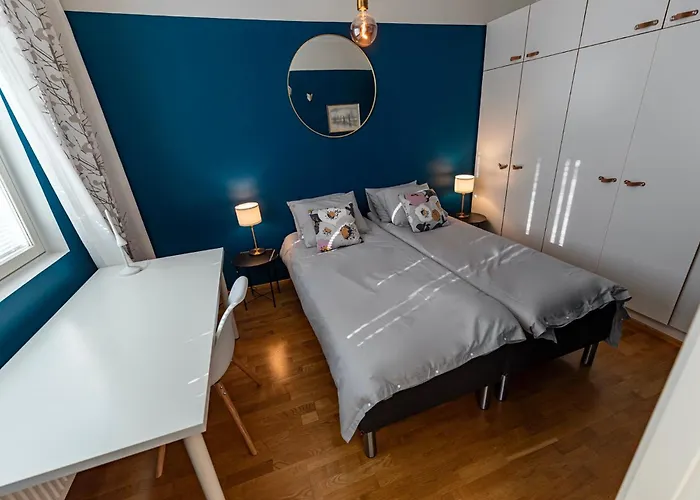 Apartment Taika With Finnish Sauna, Glazed Balcony & Free Parking -your Base To Explore The Arctic And Santa's Magical Hometown Rovaniemi